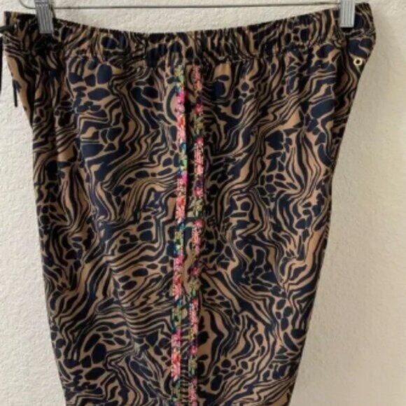 Johnny Was NWOT Mens Swim Trunk Boho Sz large - Picture 3 of 4